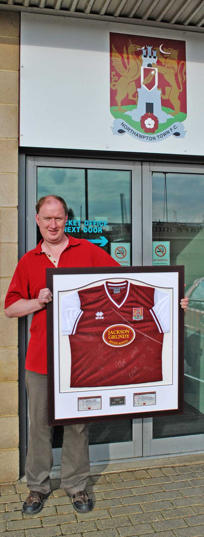 NTFC framed football shirt
